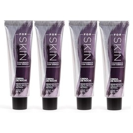 Kit 4 Cremas Faciales de Noche, Hidratacin y Renovacin Nocturna con Retinol y Niacinamida, Todo Tipo de Piel, Cuidado Facial para Uso Nocturno, 60 ml 
