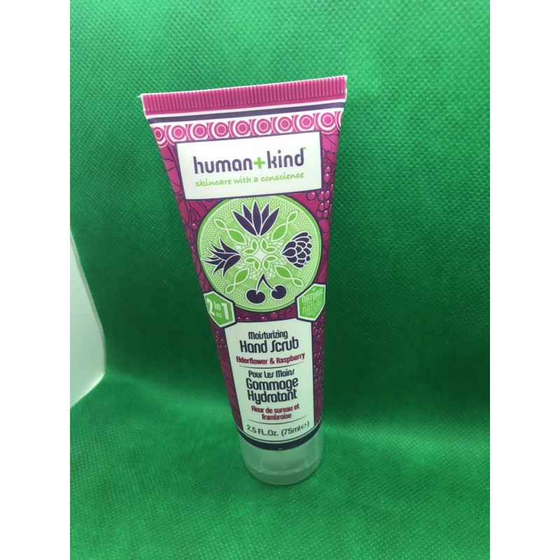 Lot of 2 Human + Kind Hand Scrub Elderflower &