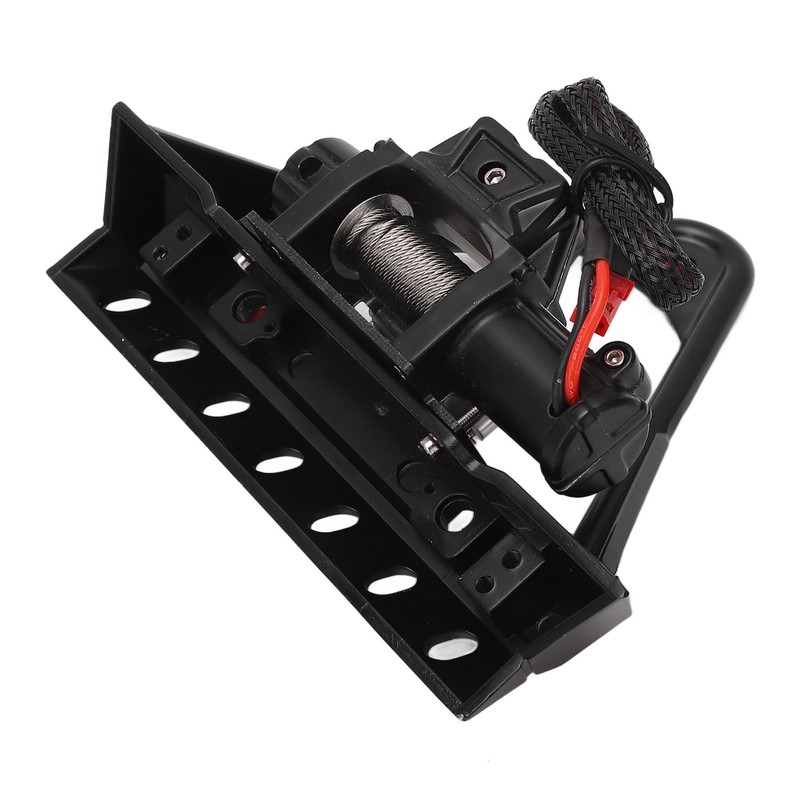 RC Front Bumper Winch Light Kit Iron Plastic High Hardness