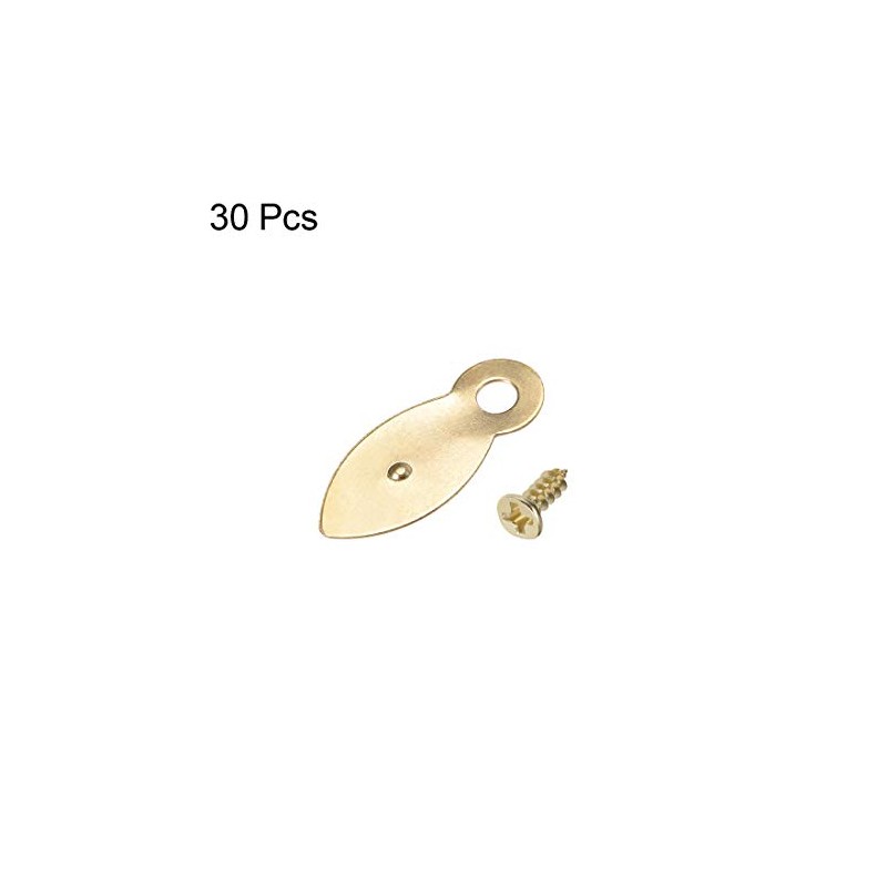 sourcing map Frame Turn Button, 7/8" Metal Flat with Screws