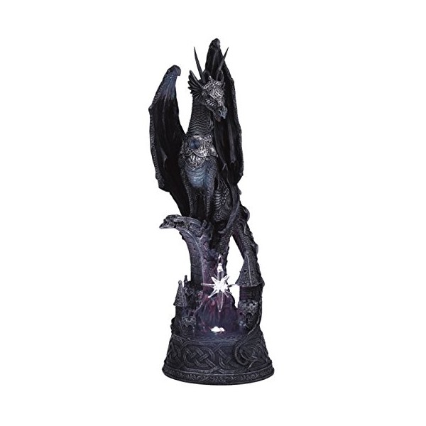 George S. Chen Imports SS-G-71223 Dragon with Lighting LED Crystal Ball Collectible Figurine Statue Model
