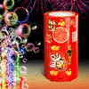 Ivtivfu Fireworks Bubble Machine, Automatic Bubble Maker with Lights and