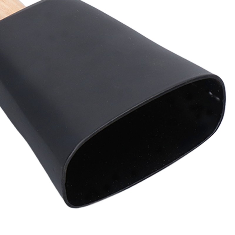 Wooden Handle Steel Cowbell Noise Maker Early Education Percussion Musical