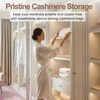 The Cashmere Choice Cashmere Storage Bags for Clothes, Sweaters, Scarves