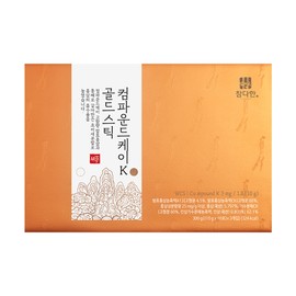 Chamdahan Compound K K Fermented Red Ginseng Gold Stick Essence 30 packets / 참다한 컴파운드케이K 발효 홍삼 골드 스틱 진액 30포