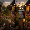 Solar Owl Garden Statue for Outdoor Decor – Glowing Eyes
