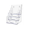 Deflecto 77901 Four-Tier Multi-Compartment Medium Size docuholder, 6-1/2wx6-1/4dx10h, Clear (Clear,