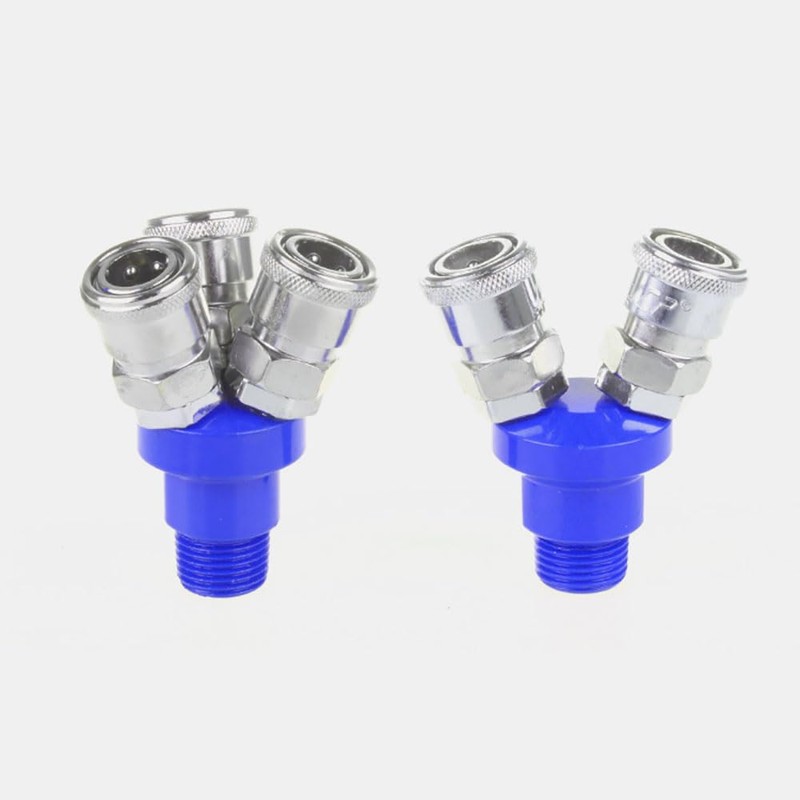 TopHomer 1/4'' Air Inlet Thread Air Compressor Connector Round Quick
