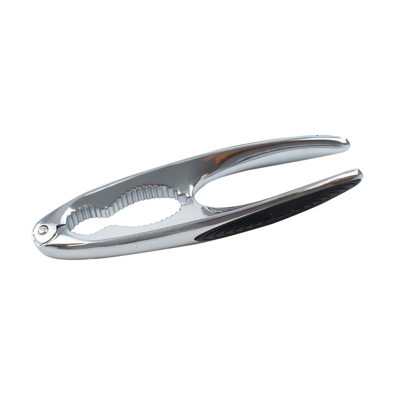 TRIXES Metal Nutcracker - Walnut Cracker Opener with Rubber Grips