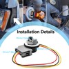 2 Set Turn Signal Light Bulb Socket Angle Connector Wiring
