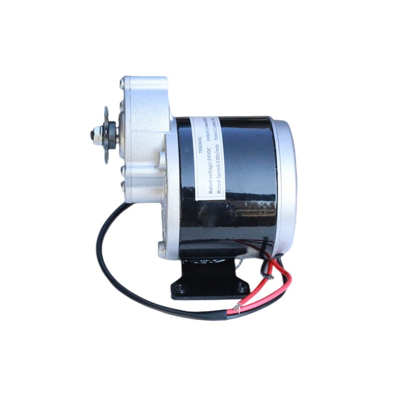 TRKIMAL 12/24 Volt DC 250W/350 Watt Gear Reduction Brushed Electric