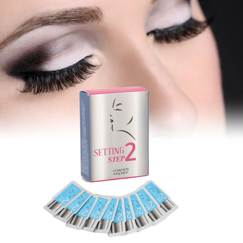 10pcs Lash Perming Fixation Agent Semi Permanent Skin Friendly Eyelash
