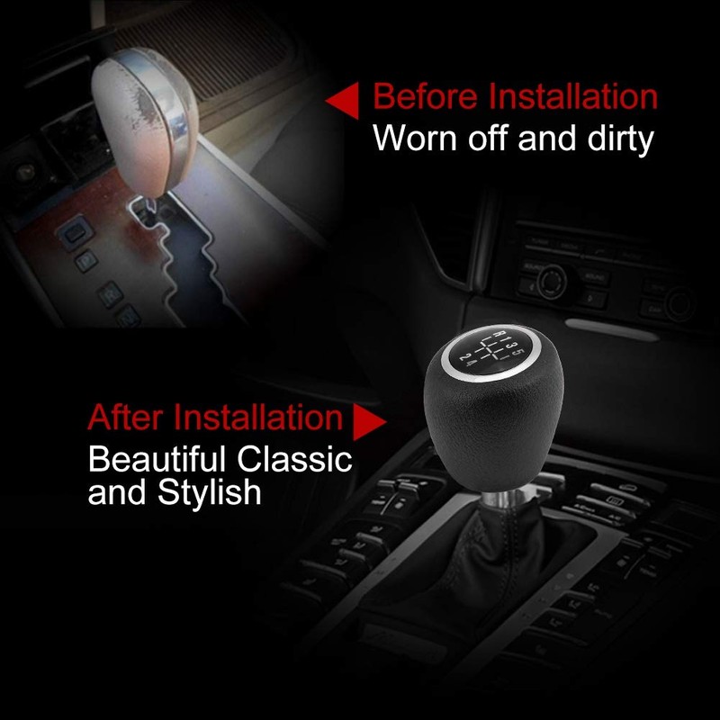 Qiilu Perilla de palanca de cambios manual de 5 velocidades