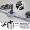 WAKUKA 110 Piece Tap and Die Set（SAE&METRIC）Threading Tool Set With