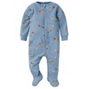 Gerber Baby Unisex 2-Pack 2-Way Zip Thermal Footed Sleep 'N