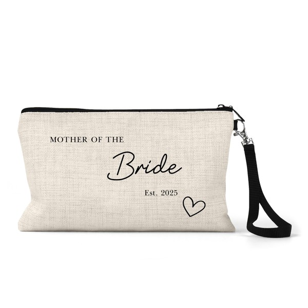 Bride Makeup Bag, Bridal Party Cosmetic Pouch, Hen Party Gifts,