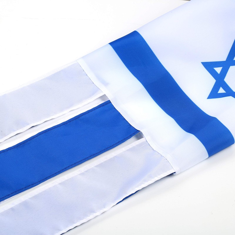 Israel Israeli Flag WindSock 2 Pack Stripes Wind Socks For
