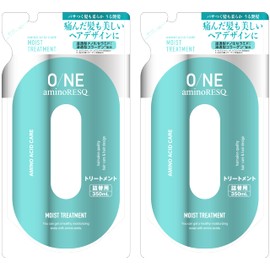 O/NE aminoRESQ Amino Acid Treatment, Refill, 11.8 fl oz (350 ml) (Set of 2), Salon Damage Repair Conditioner, Fresh Floral Scent