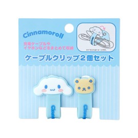 Sanrio 853542 Cinnamo Roll Cable Clips Set of 2