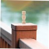 Operitacx 10pcs Unfinished Solid Wood Spindles for Home Decor Roman