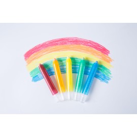 LVYOALIN Dustless Chalk for Kids,Non-toxic Colored Sidewalk Chalk With Holder for Kids, 24 Colored Washable Toddlers Chalks for Blackboard Drawing Writing