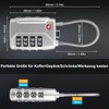Diyife TSA Luggage Locks, [Upgraded] Pack of 2 4-Digit Security