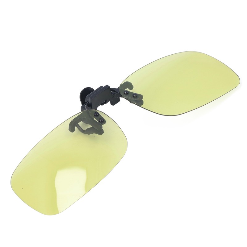 Polarized Clip On Glasses Day Night Duel Use Portable Polarized
