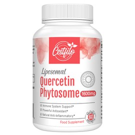 Liposomal Quercetin Phytosome 1600mg Softgels with Bromelain & Vitamin C, Immunity Booster Supplement to Improve Respiratory Health & Immune Defense, Supports Internal Circulation Health