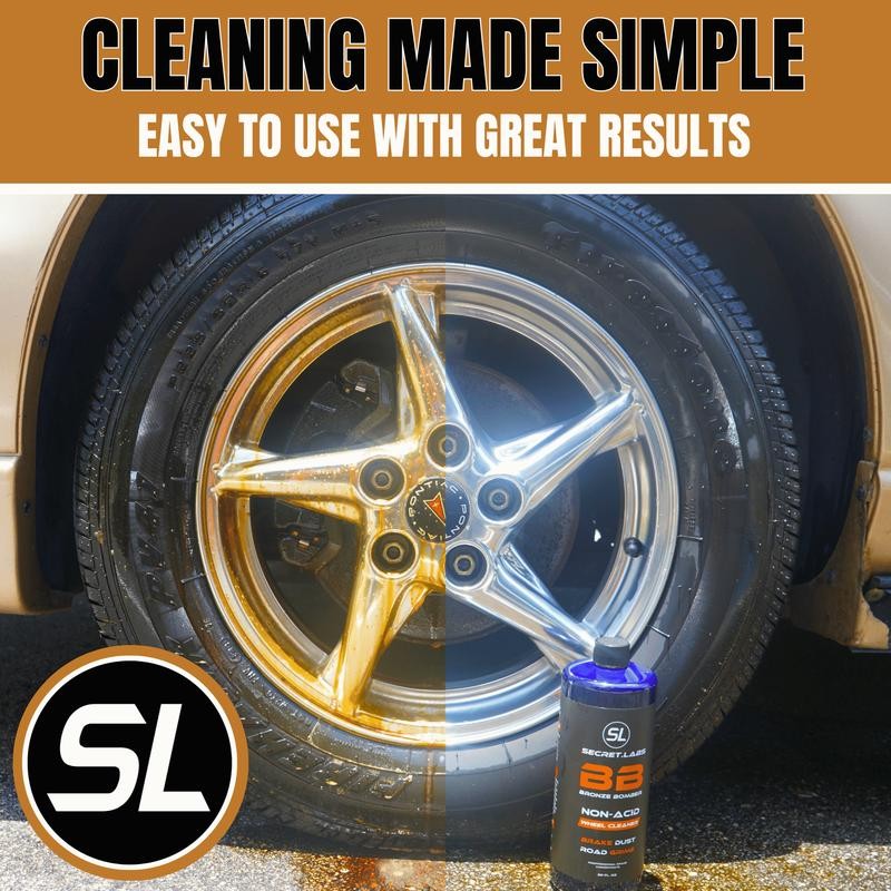 Bronze Bomber Non-Acid Wheel Cleaner (32oz):_2 Pack