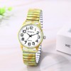 腕時計 レディース 可愛い アナログ イエロー: ステンレスベルト 防水 ファッション アクセサリー -