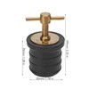 Marine Boat Brass T Handle Drain Plug Strong Structure Twist