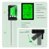 Wigearss 6-in-1 Soil Meter pH Moisture Temperature Light Soil Tester