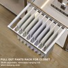 Pull Out Clothes Hanger, Pull Out Trousers Rack for Closet,