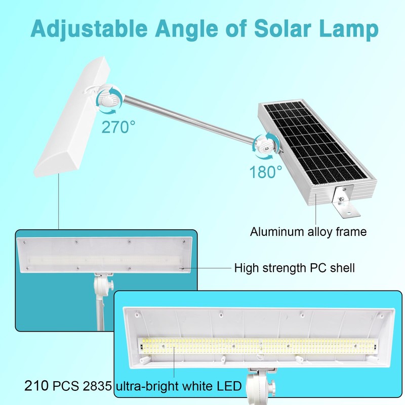 Kayiune Commercial Solar Billboard Lights Sign Lights 8.5W Solar Panel