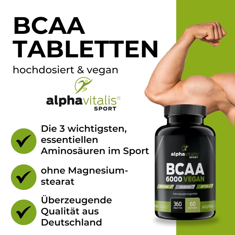 BCAA Mega Tabs 1000Mg Pure BCAAs, Vegan, Gluten Free, Lactose