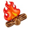 Hohopeti Decor Camping Party Props Inflatable Campfire Model Campfire Prop