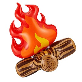 Hohopeti Decor Camping Party Props Inflatable Campfire Model Campfire Prop Bonfire Model Fake fire Flame