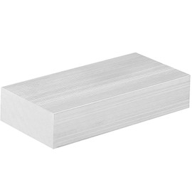 1x2x6 inch Aluminum Bar 1pcs Aluminum Flat Bar 6061 Solid Extruded Lathe Bar Stock Aluminum Flat Plate Aluminums General Purpose Plate for Industrial, DIY Craft, 25x50x150MM