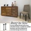 4 Pcs Folding Table Legs,Metal Foldable Table LegsFoldable Laptop Table
