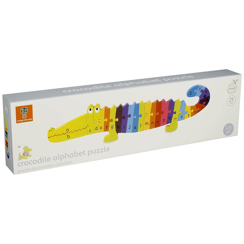 Orange Tree Toys Alphabet Crocodile Puzzle