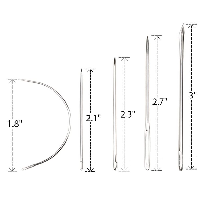 Eketirry Hand Sewing Needle Kit, Heavy Duty Household Hand Needles