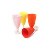 Tupperware Expressions Ice Cream Dessert Cocktail Cup (4) rose+yellow+red+orange FBA