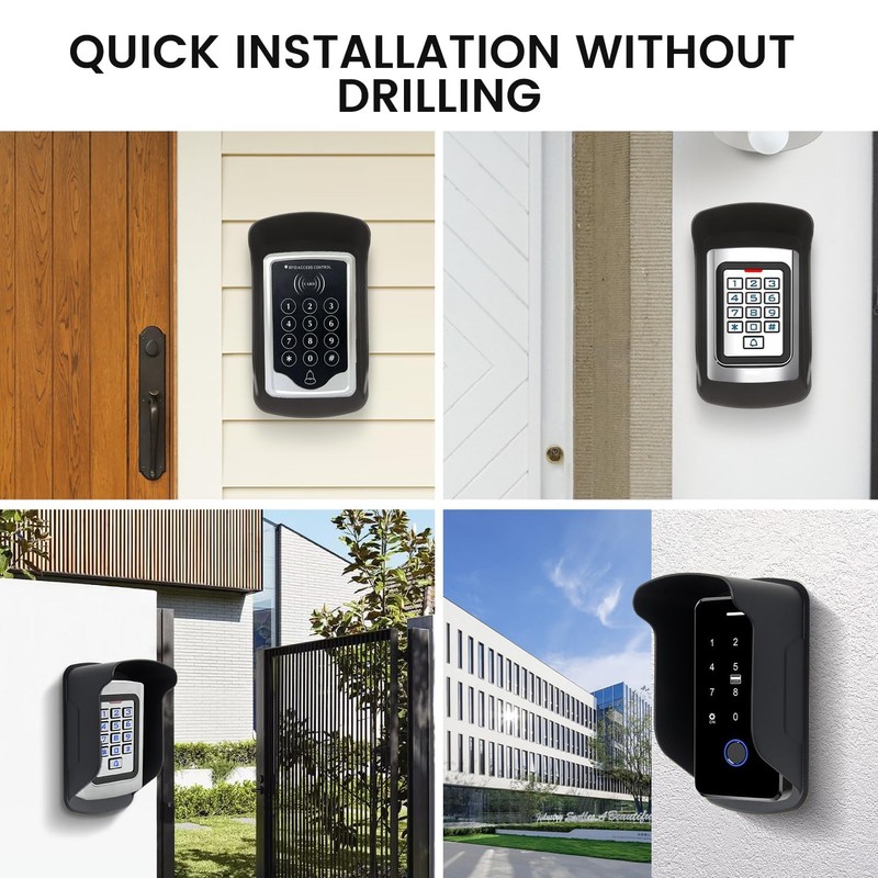 YJNBEST Waterproof Rain Cover for RFID Access Control Keypad Fingerprint