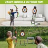 HYES Bow and Arrow for Kids, LED Light Up Archery