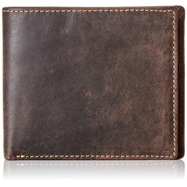 VISCONTI GENTS OIL BROWN LEATHER BIIFOLD WALLET 707