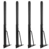 Hocamel Adjustable Table Legs 18-30 inch (45-75cm), Metal Desk Legs