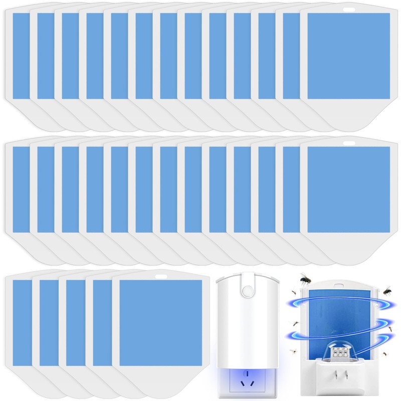 Qualirey 30 Pack Flying Insect Trap Refills Compatible with Osvdo