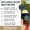 Iron Bull Beef Tallow Face Moisturizer for Men. Anti-Aging With