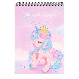 Sketch Book, 100 Pages (50 Sheets), Spiral Bound Artist Sketch Pad, Acid Free Drawing Paper for Drawing, Painting, Sketching or Doodling