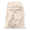 New Living Organic Linen Cotton Garlic & Ginger Bags Eco